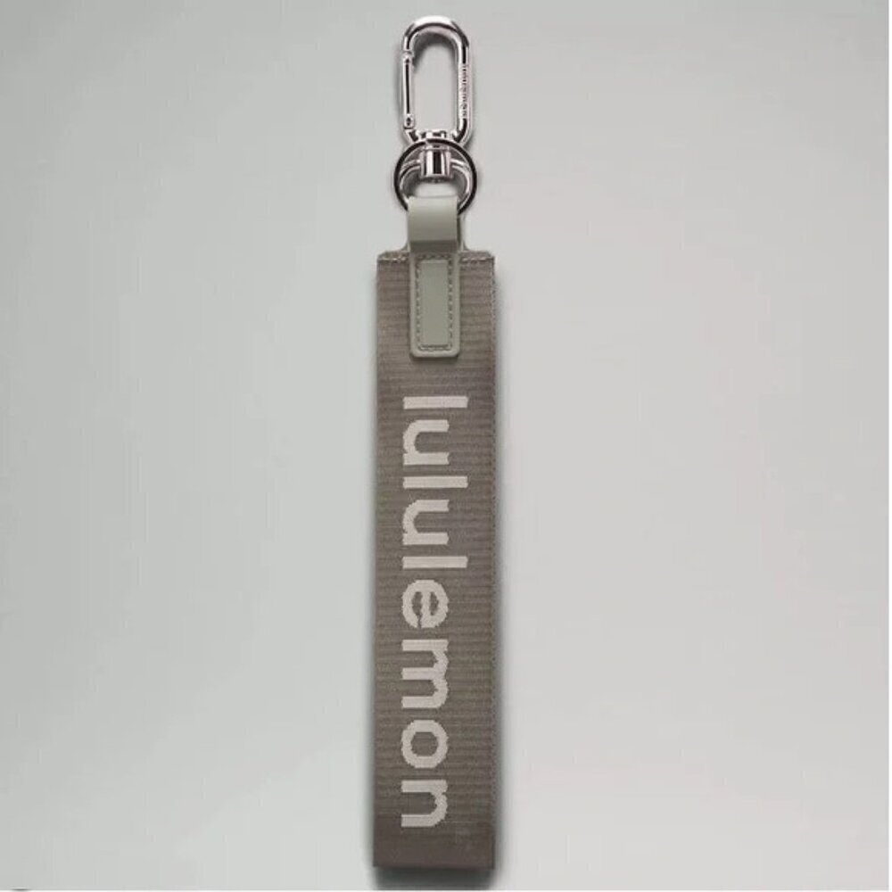 NWT Lululemon Never Lost Keychain - Grey Sage/White Opal